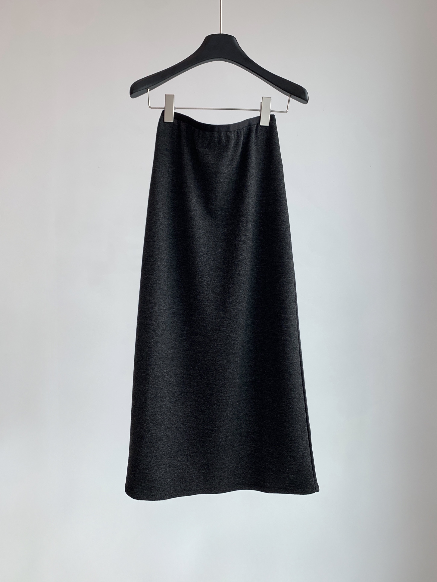 DY7 Simple Clean fit Material Cashmere Polyester+Mulberry Silk Loose fit Straight silhouette Mid-length Half Skirt