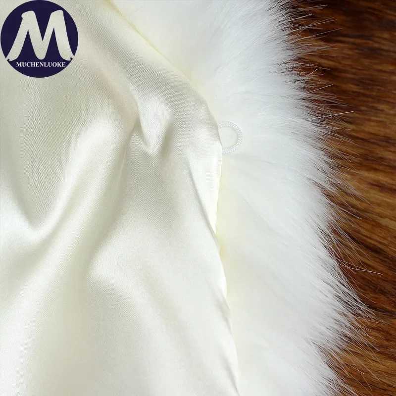 Womens fur coat winter new item imitation fur collar long Slves short jacket Korean fashion slim fit thick coat X241214