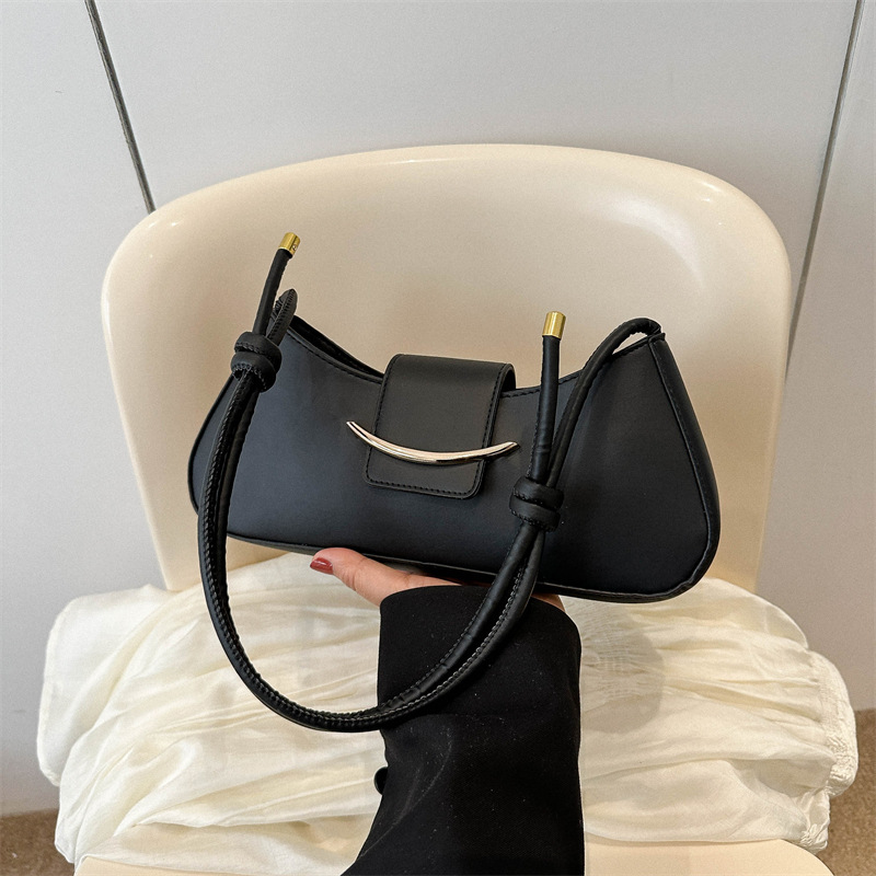 Designer Shoulder Handbags: Chic French Armpit Bag In White, Black, Brown, Green & Pink - Lightweight For Daily Use New Free Delivery Designer Bag