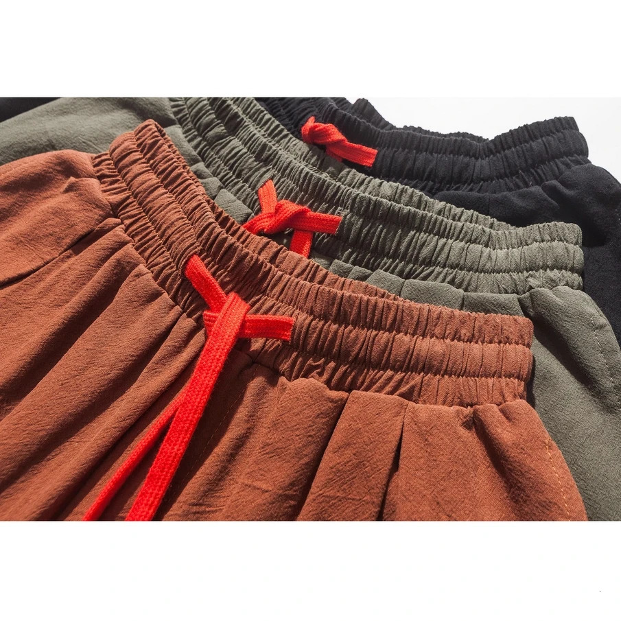 Oversized Men Harem Pants Loose Chinese Style Cotton and Linen Sweatpants Joggers High Quality Casual Trousers 241214