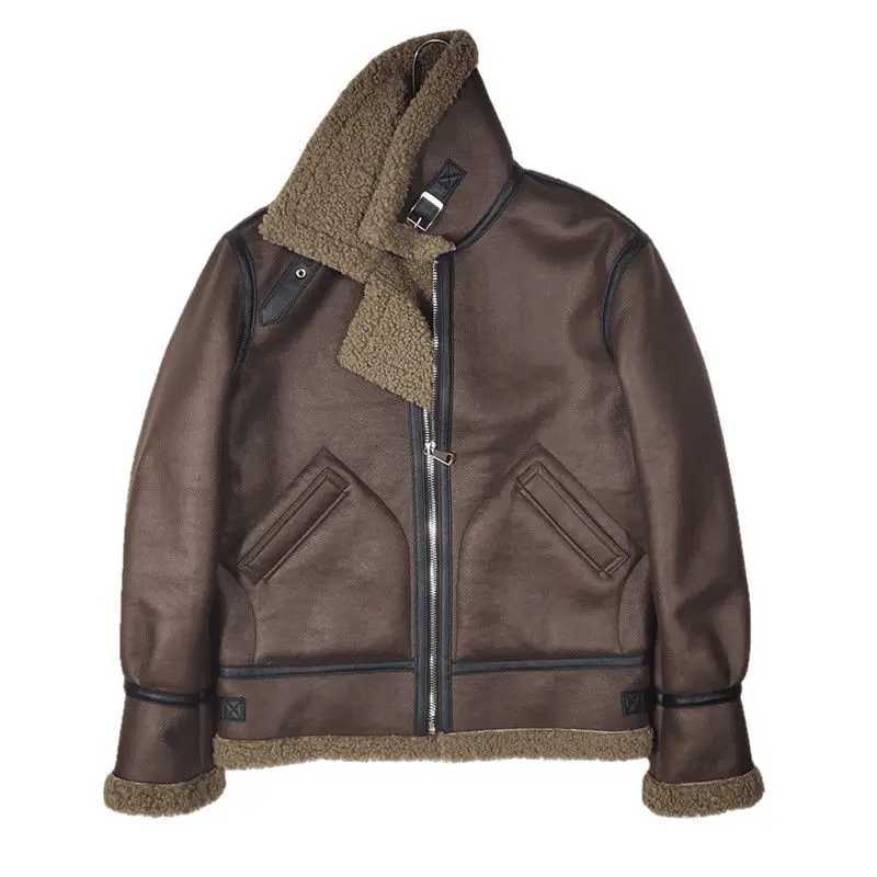 2022 Autumn Winter New Mens Faux Mink Fur Short Slim Thick Warm Clothing Fashion Male Streetwear Faux Fur Coats Jackets T42 W241213