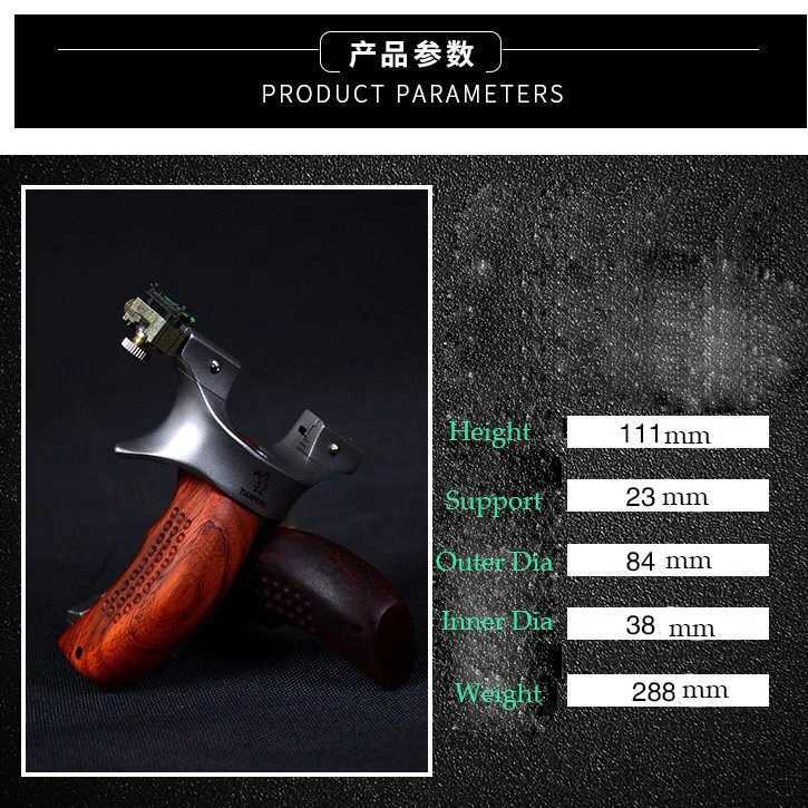 Marshal Tianpeng Flat Leather Slingshot High Precision Outdoor Sling Shot Stainless Steel Fast Press Catapult Hunting Bow M241214