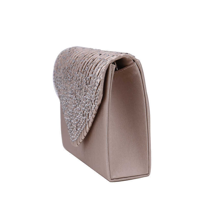 Clutch Bag High Grade Dinner Bag Ladies Evening Bag Banquet Bag Silk Diamond Envelope Bag Hand Bag 240920