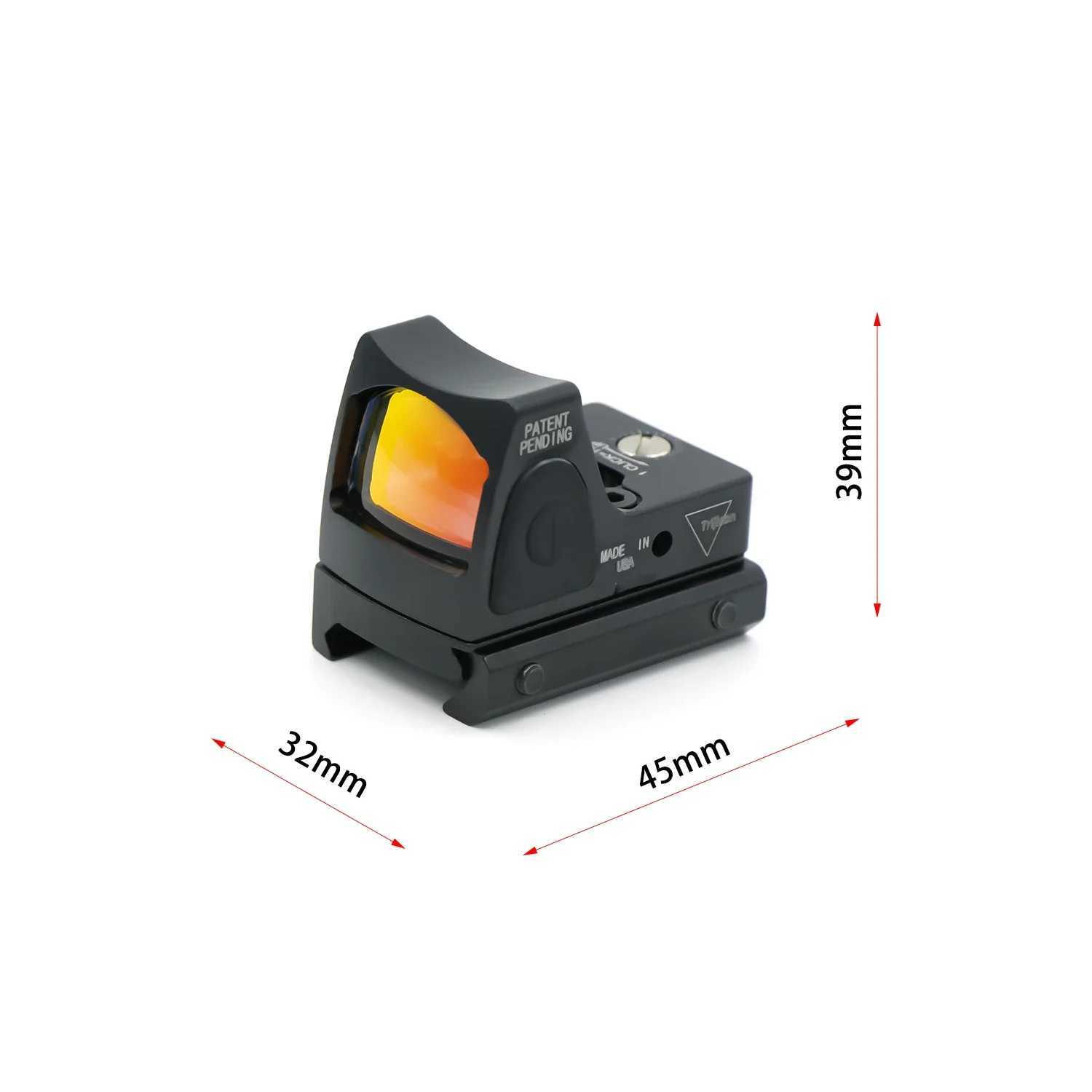 Mini Red Dot Sight Collimator Rif Rx Sight Scope fit 20mm Weaver Rail For Airsoft / Hunting RifXJ241214