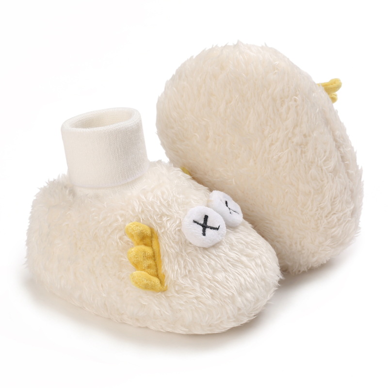 Winter Newborn Baby Socks Shoes Warm Cartoon Toddler Littlesprouts First Walkers Boots Cotton Comfort Soft Anti-slip Warm Infant Shoes 0-18 Months