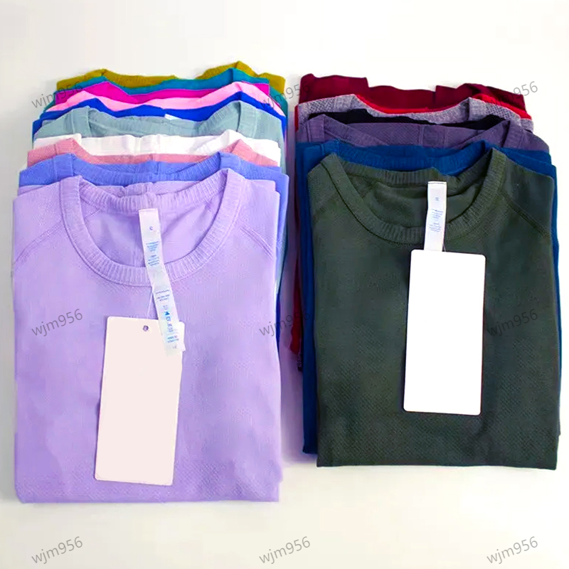 Yoga Women shirt T-Shirts Women's close T-Shirt High-Elastic Running Top Quick Drying Seamless Short Sleeve Sport-Cycling Gym Wear Ninth Swift Sp
