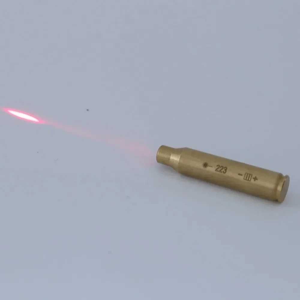 Red Dot Laser Brass Boresighter 9MM CAL.308 .223 30-06 .45 7.62x39 .270 Cartridge Boresight for Rif Scope Hunting AccoriesXJ241214