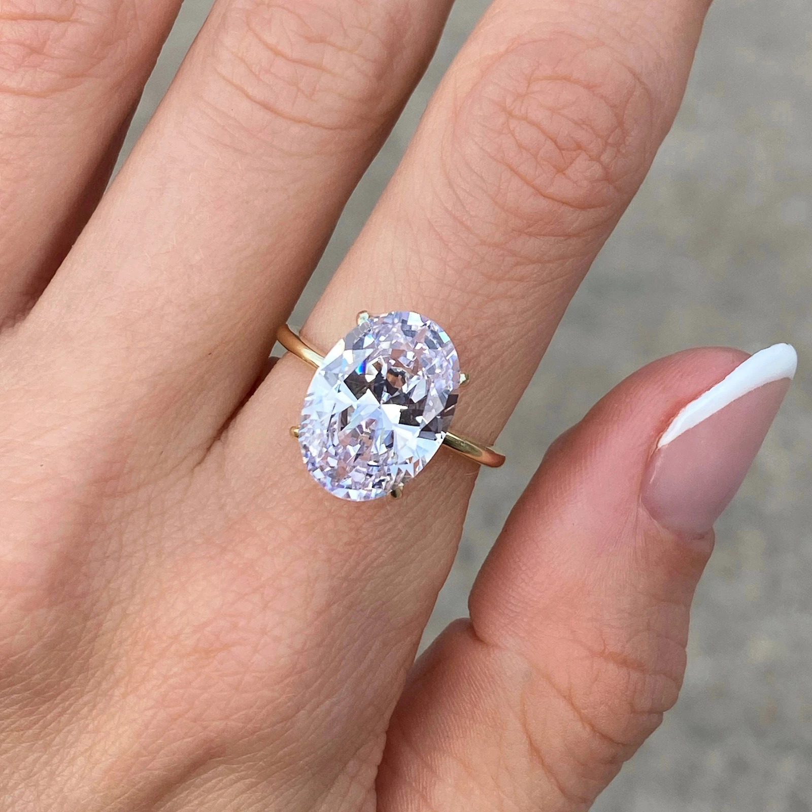 1ct - 3ct Real Ring Engagement Wedding Diamond Rings for Women 925 Sterling Silver High Quality Jewelry GRA 241214