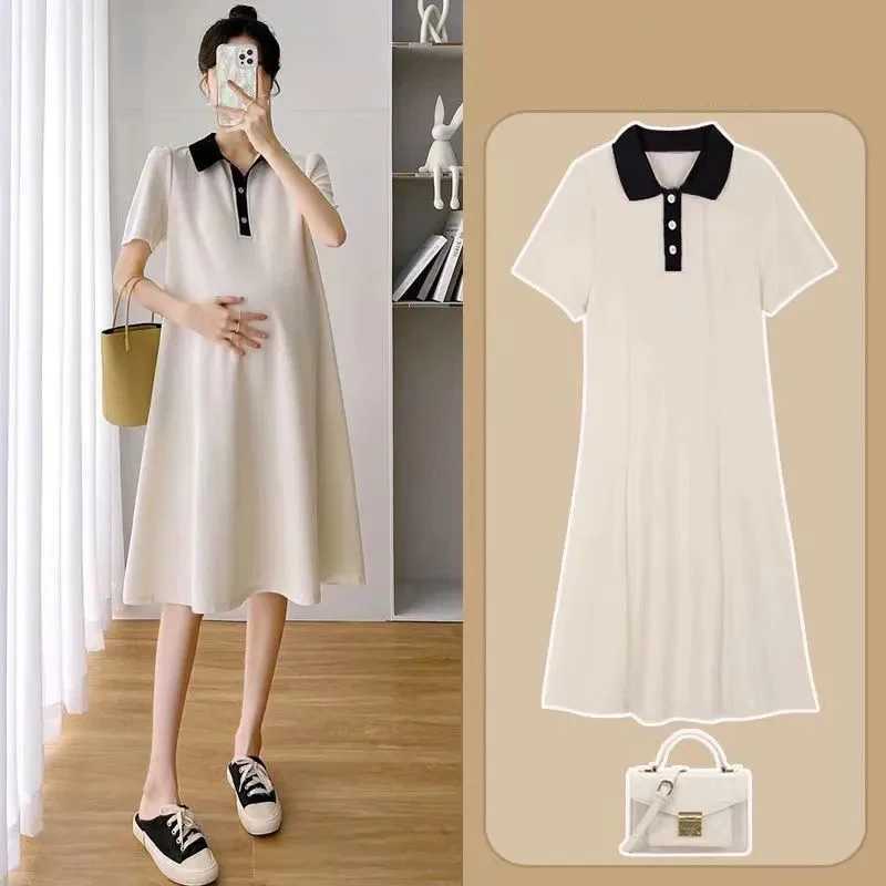 Breastfeeding Dress Home Clothes For Women Summer Materni Nursing Dresses Pregnant Loose Casual Feeding Clothing PregnancyXJ241213