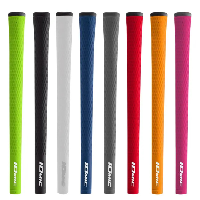 10pcs Enhanced Traction Natural Rubber Golf Grips - All Weather Performance 241213