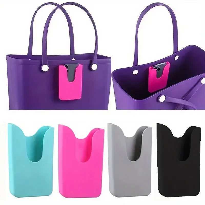 EVA Bag, Plastic with Perforated Design & Phone Holder hot - Lightweight Beach Tote Organizer Insert for Daily Use