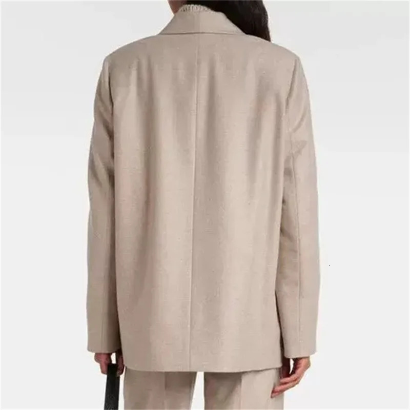 blazers woman highquality wool blend womens suit jacket for winter y2k Woman clothesLeisure Versatile Womens coat 241209