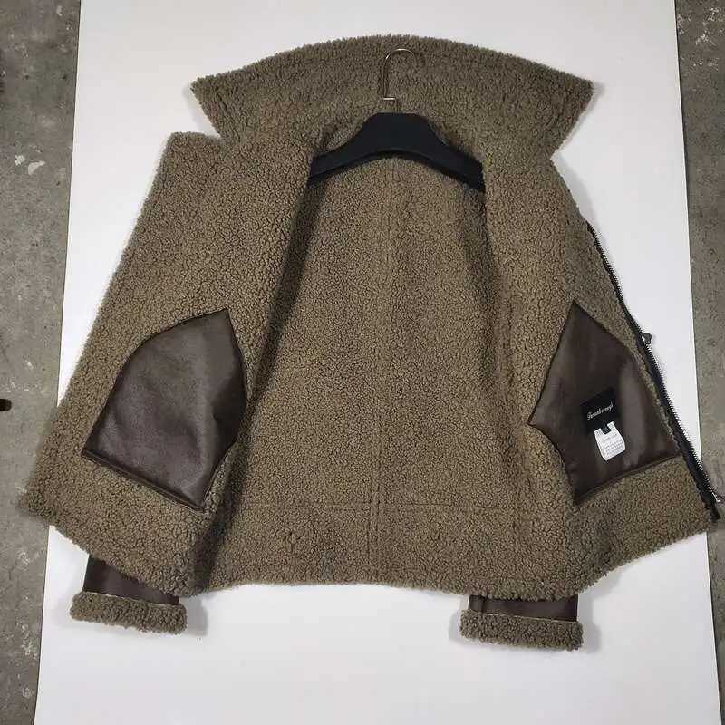 2022 Autumn Winter New Mens Faux Mink Fur Short Slim Thick Warm Clothing Fashion Male Streetwear Faux Fur Coats Jackets T42 W241213