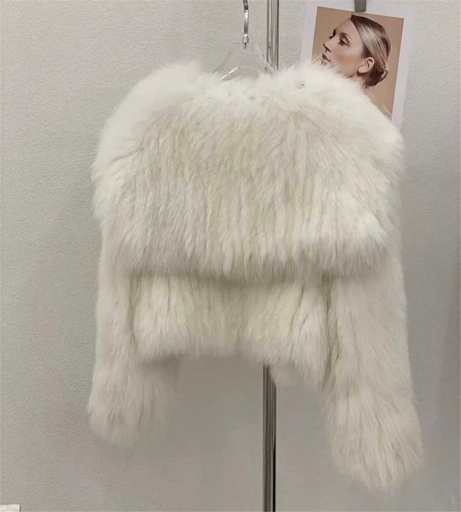 New Winter Warm Artificial Fur Trench Coat Womens Thick Plush Fluffy Jacket Womens Lazy Jacket Luxury Clothing Open Top X241214