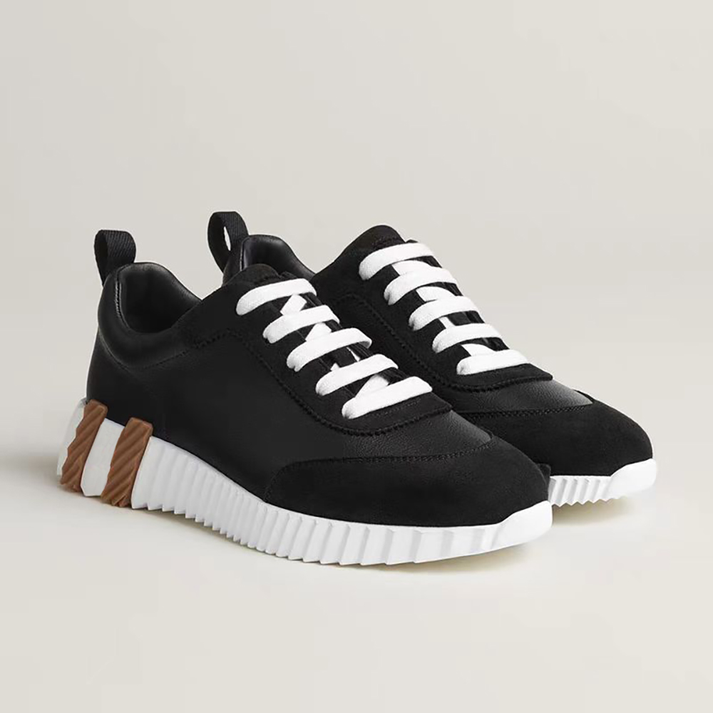 Couple Loafers Casual Lace-Up Shoes calfskin patchwork suede Outdoor Sports Leisure Shoes Luxury designers Unisex Running Shoes factory footwear 35-46 with box