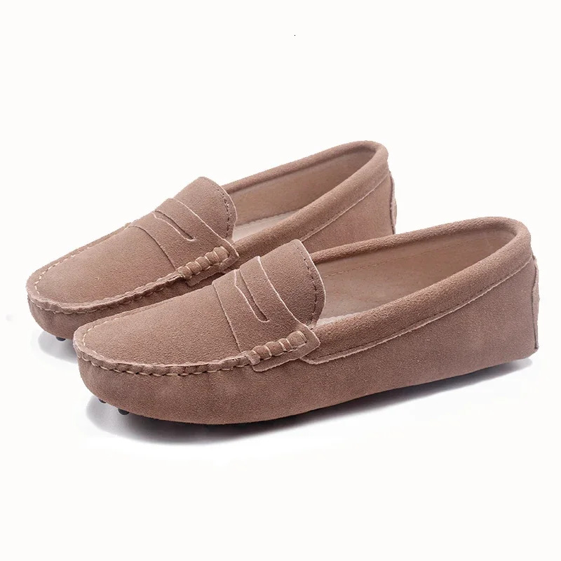 2024 Top 100% Genuine Flats Handmade Casual Leather Shoes Leather Moccasins Fashion Women Driving Shoes