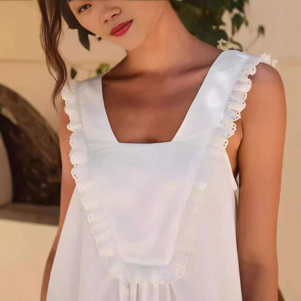 New French Sleeveless Solid Color Ruffle Suspender Fashionable Temperament Shorts En Pamas Set Women's Fashion Quality Classic