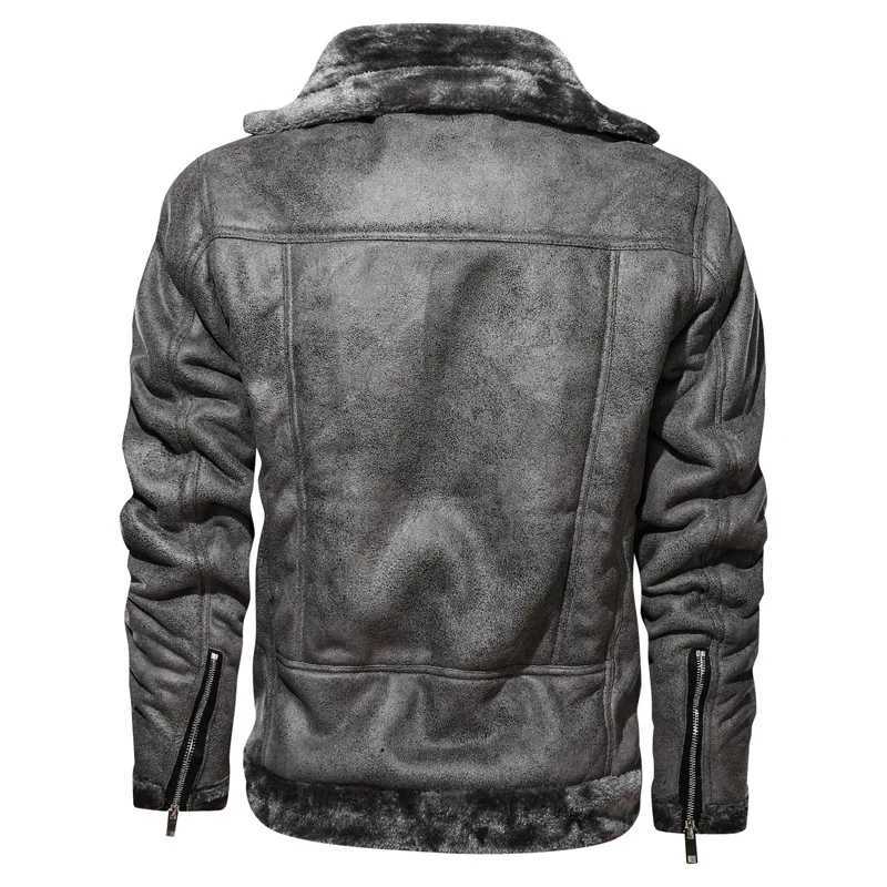 2023 Collar Youth Solid Color Artificial Fur Spot Casual Zipper Digging Bag Zipper Fur W241213