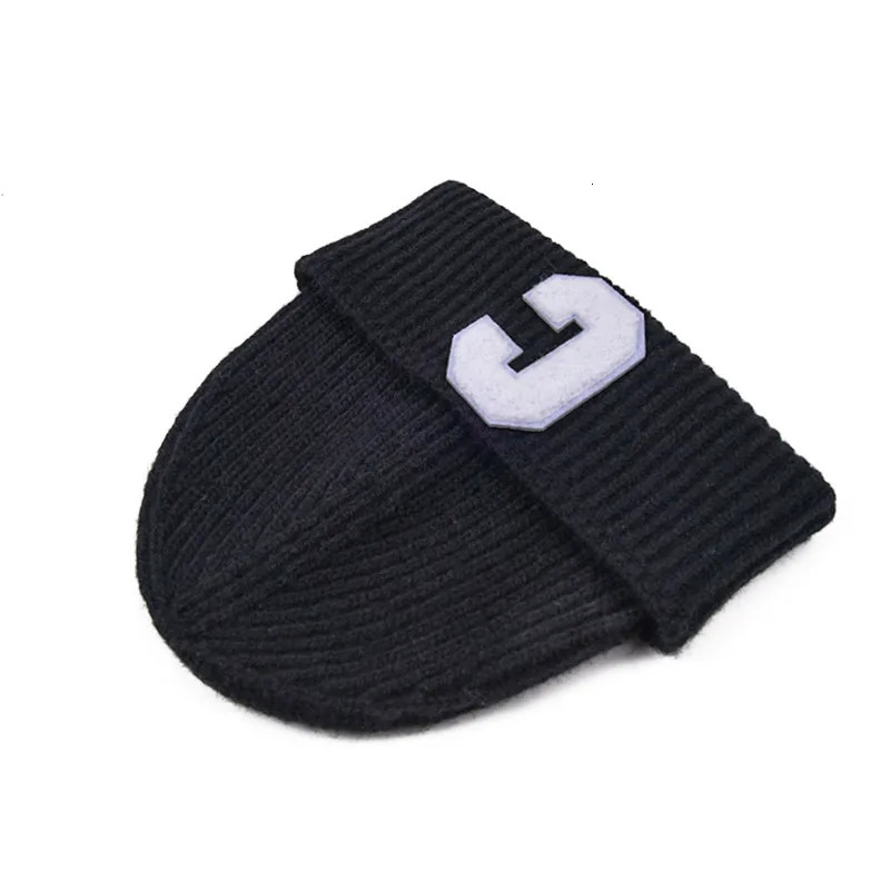 Winter women men solid c letter sports knitted hat Beanie cap Skullies Ski Thickw warm Wool skullcap Caps 241213