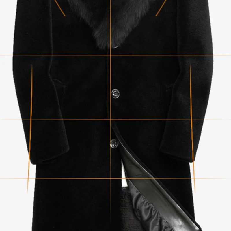 PFHQ casual warm faux fur coat trendy autumn mens dark streetwear single chest outdoor fashion windbreaker 2Z490 W241213