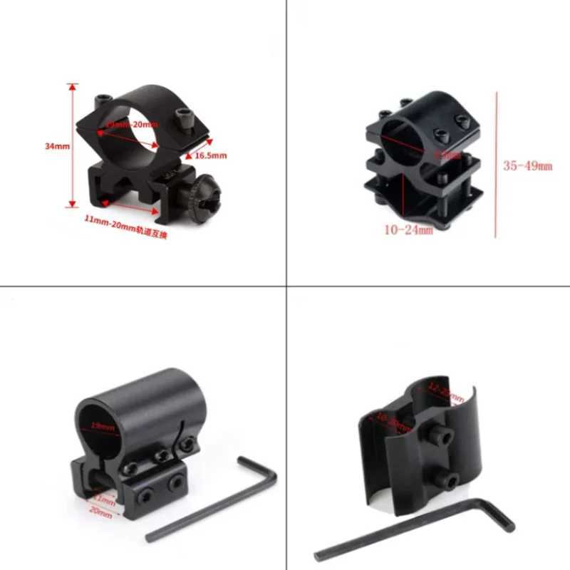 Tactical Laser Sight with Picatinny 11mm 20mm Rail Rif Laser Collimator Battery Included Red Laser Pointer Prure SwitchXJ241214