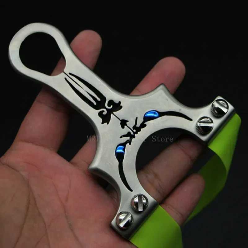 New Arrival Professional Hunting Slingshot Big Power Stainless Steel Slingshot High-quality Hunting Outdoor Adult Competition Game Toy Z241214