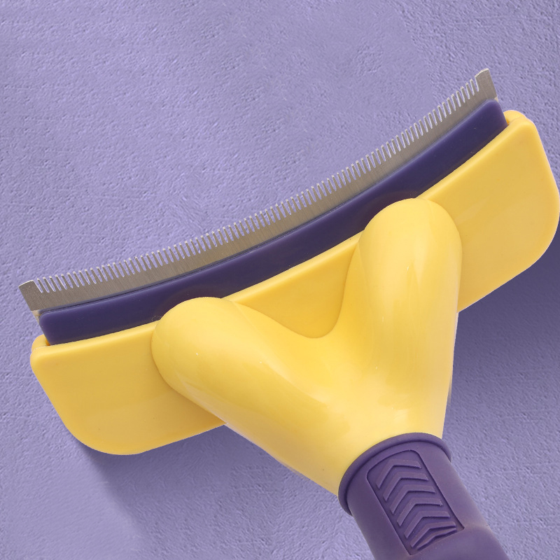 Pet automatic Hair removal comb Cat hair float knife Cat dog comb Beauty supplies knot scraper