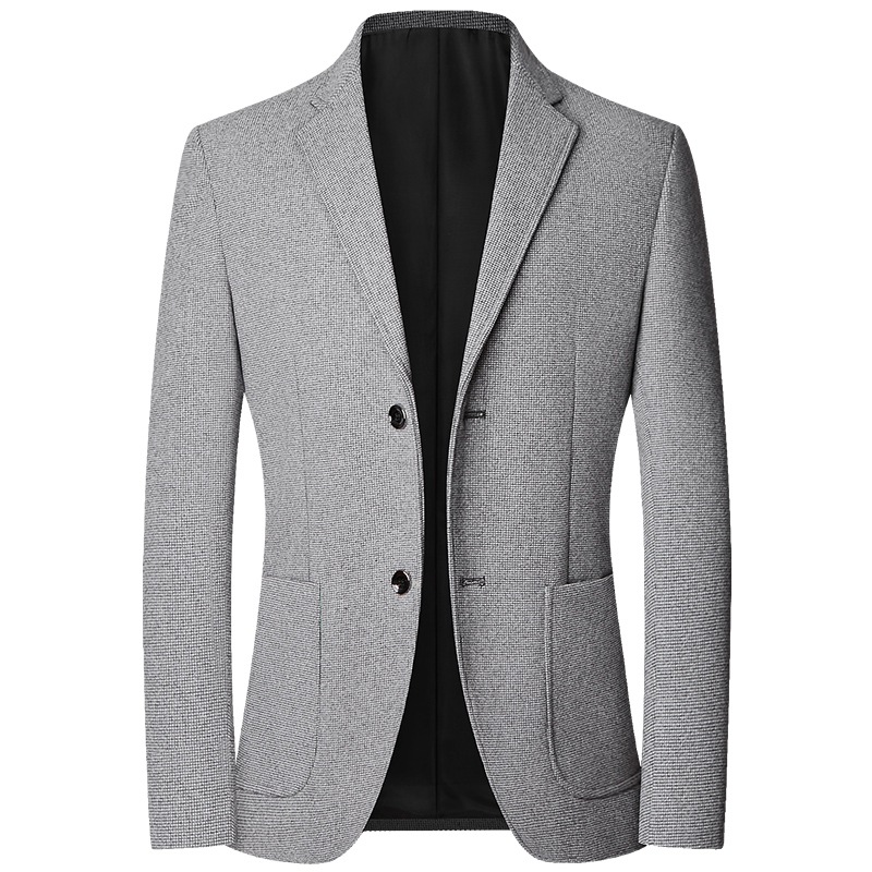 L1214Spring and autumn new middle-aged men's suits casual dad wear single suit jacket