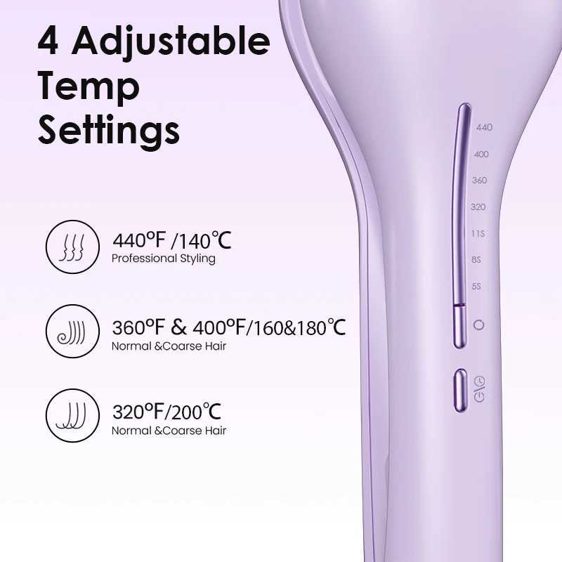 NOVUS 36MM deep wave curler ceramic 4 temperature adjustable fast heating with negative ion anti scaling Chicken rolls curler W241214