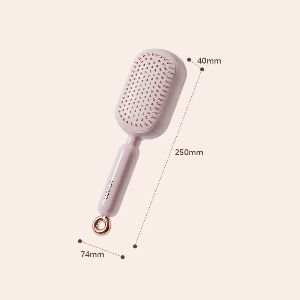 Retractable Self Cleaning Hair Fluffy Comb Anti-static Air Cushion Combs Hairstyling Tools Self Cleaning 241213