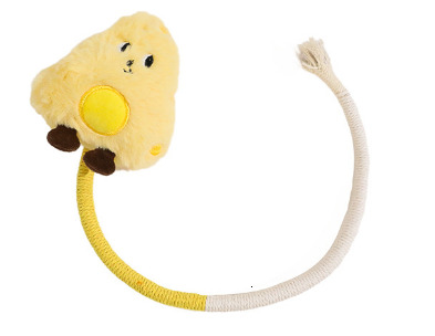 ddmySat Cat Self pleasure Soothing Plush Bite Toy Kitten Teeth Grinding Resistant Catnip Cotton Rope Teasing Stick