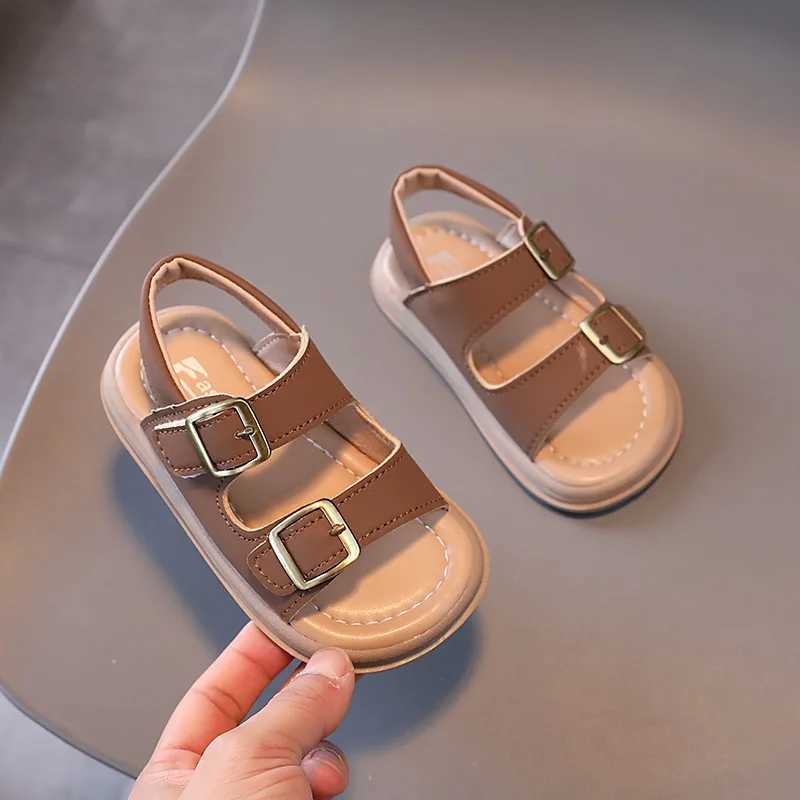 Sandals T-tied Toddlers Boys Girls Sandals Summer Children Beach Shoes Kids Fashion Sandals Anti-sliperry School Casual Sandals H04171 H241213