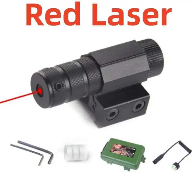 Red Green Dot Laser Sight Scope 11mm 20mm Adjustab Picatinny Rail Mount Rif Pistol Airsoft Laser With BatteriesXJ241214