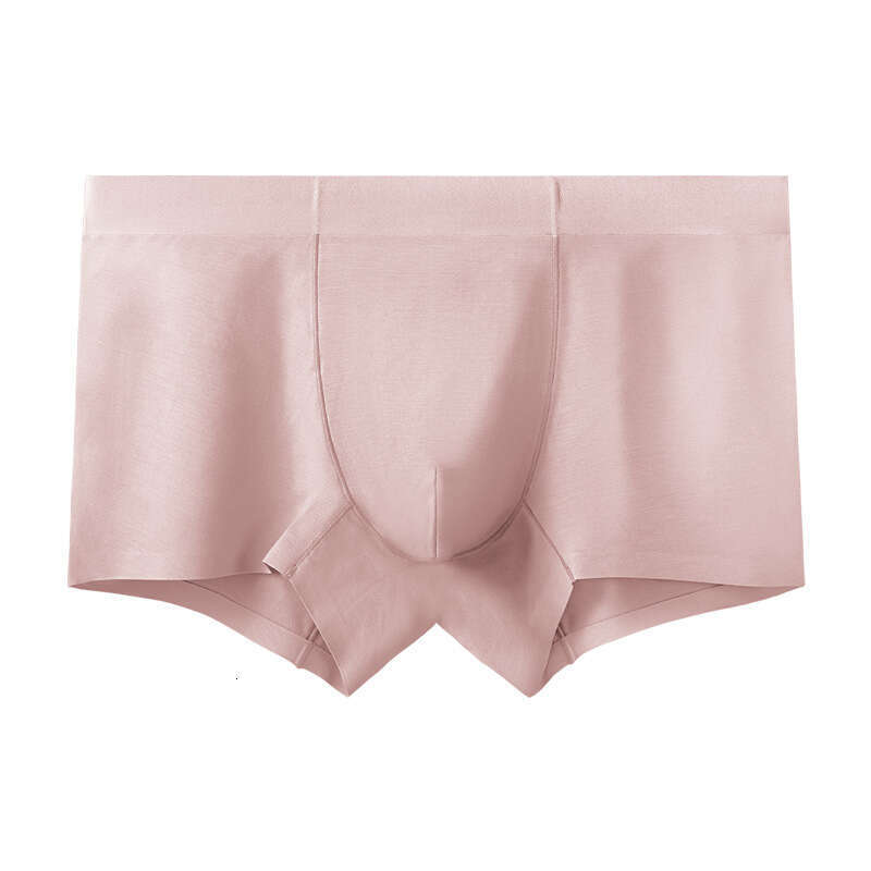 Graphene Crotch 5A Seamless Underwear, Nude Modal Antibacterial Flat Men's Mid Waist Four Angle Pants, Fashionable Quality, Classic