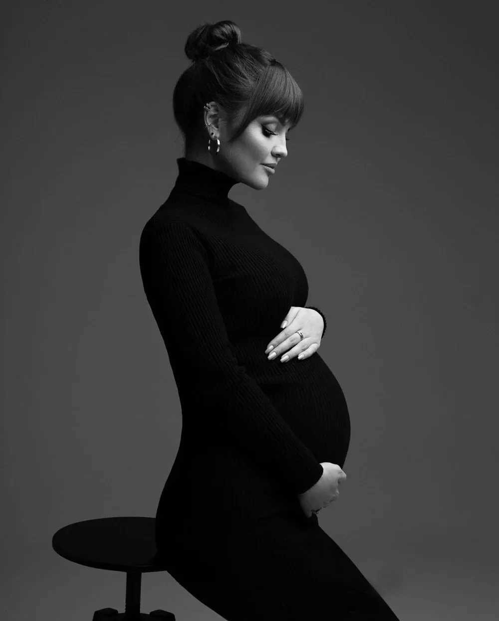 Materni Dresses Pregnancy Women Maxi Long Dresses Clothes for Pregnant Babyshower PropsXJ241213