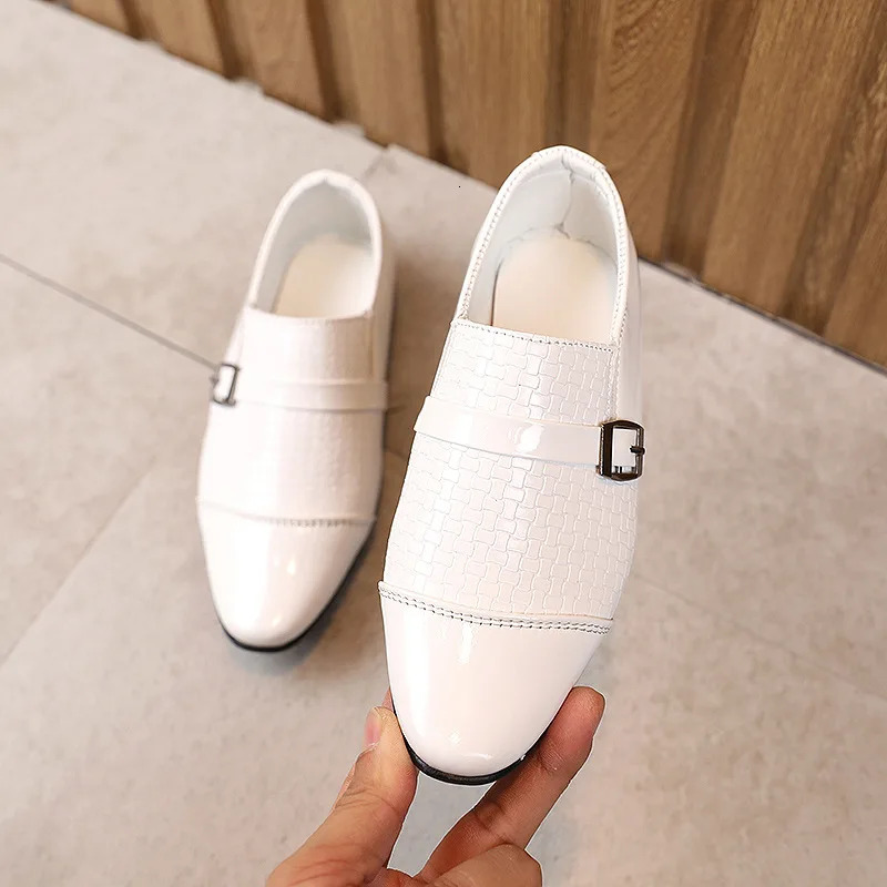 Childrens Leather Shoes For Boys Toddlers Kids Flats For Party Wedding Formal Occasions Performance Show Stage Shoes For Boys 241213