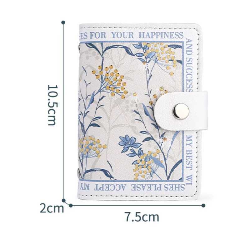 New Slim PU Leather Card Holder Wallet Multiple Card Slots Credit Bank ID Card Bag Organizer Pocket Bus Mey Card Storage ClipsXJ250624