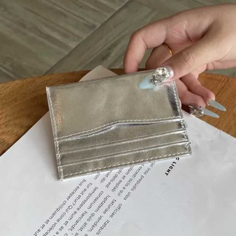 New Sier Genuine Leather Ultra-thin Card Holder Large Capacity Multi-card Slot Bank Credit ID Bag Mini Cute Wallet for Women XJ250624