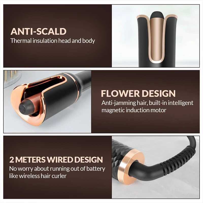 Automatic Wave Curler Negative Ion Curler Iron Curler Styling Tool Rechargeable Mini Curler Air Rotation W241214