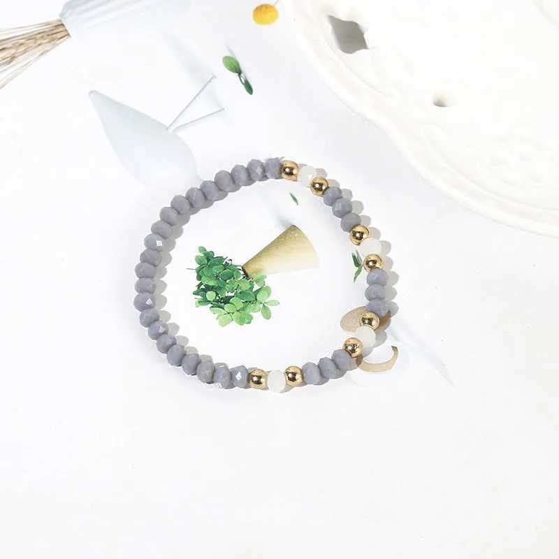 Kirykle 6pcs/set Boho Beach Jewelry for Women Star Moon Personality Pendant Bracelet Beaded Grey Beaded Hanork Party Girl GiftXJ241214