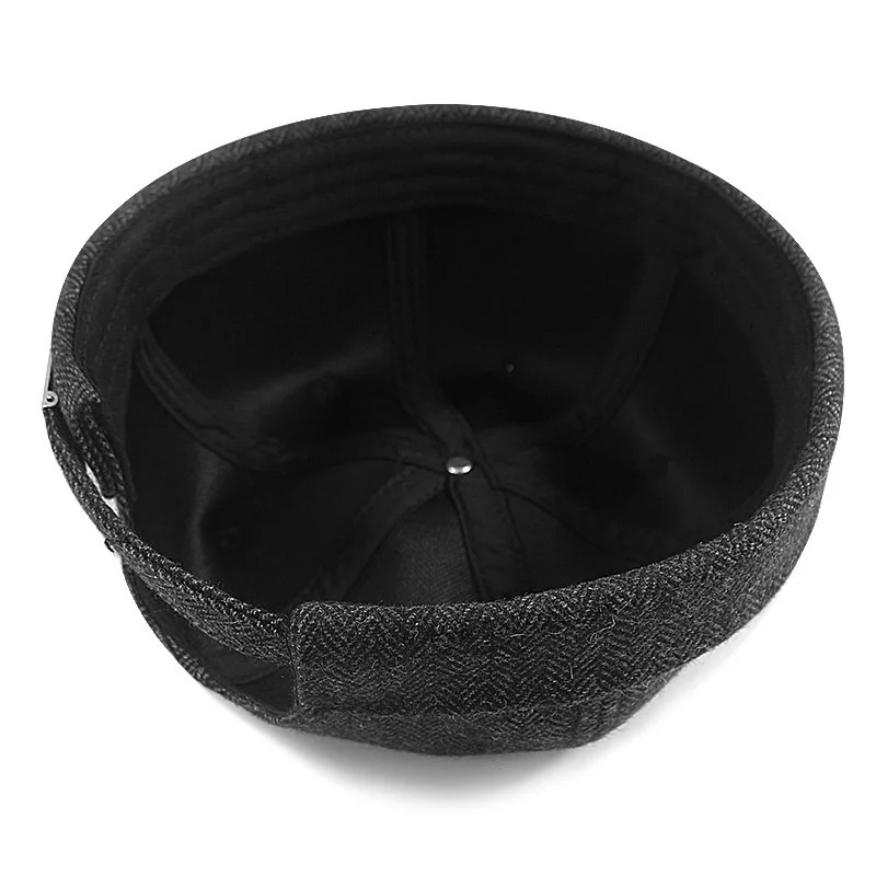 Winter Large size beret caps dad big size felt skull cap men and women hip hop plus size wool beanie hats 56-60cm 60-68cm 241214