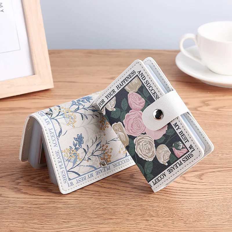 New Slim PU Leather Card Holder Wallet Multiple Card Slots Credit Bank ID Card Bag Organizer Pocket Bus Mey Card Storage ClipsXJ250624