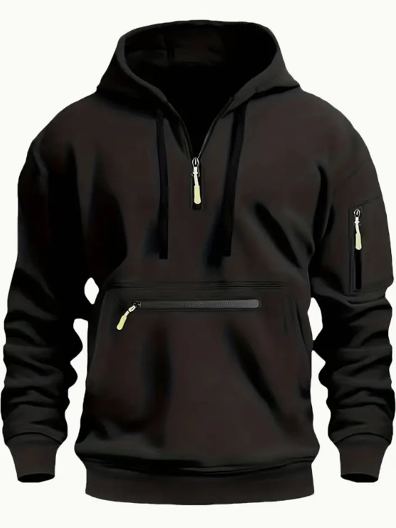 New High Quality Solid Color Hoodies Sweatshirts Loose Fashion Oversized Street Hip Hop Sweatshirt Pullover Hot Sale Fall Spring Sweatshirt Long Sleev