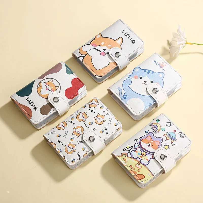 ID s Holders Purse Cartt Dog Bank Credit Bus Cards Cover Business Card Holder Coin Pouch Wallets Bag Organizer XJ250624