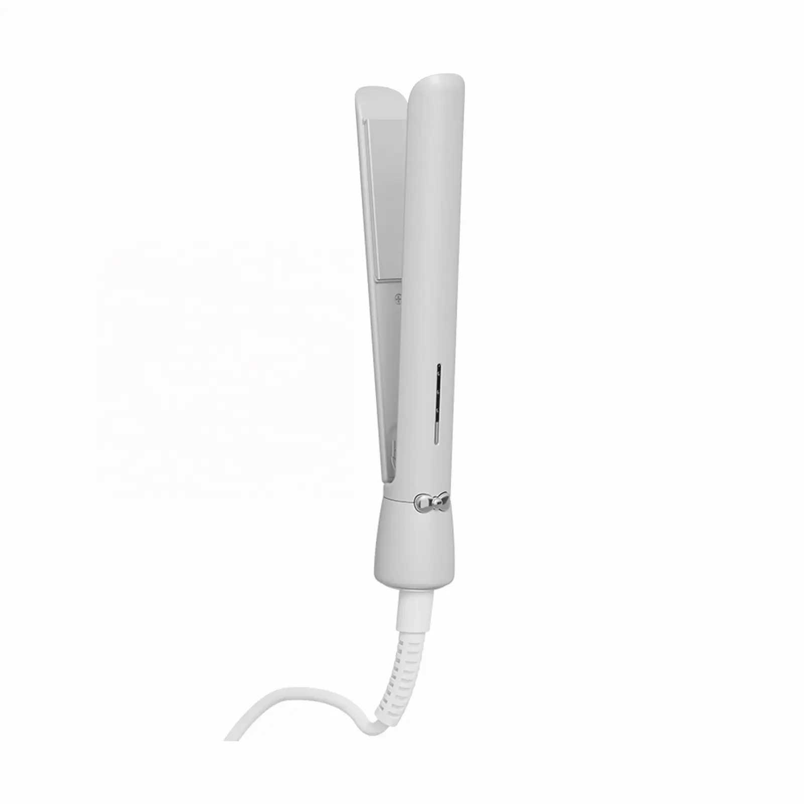 Grid Fluffy Clip Hot Selling Portable Flat Iron Professional Straightener Soft Curler Lock Style Adjustable Temperature W241214
