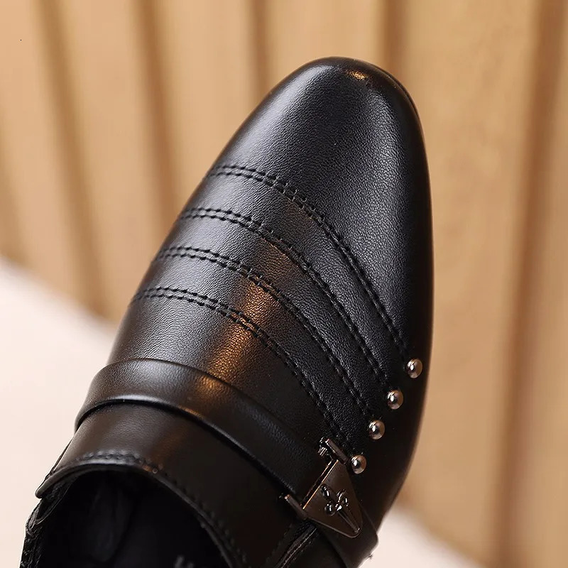 Children Leather Shoe Versatile Dress Shoe for Boy Performance Leather Shoes Toddler Shoes for Boy Kids Shoes for Boys Zapatos 241213