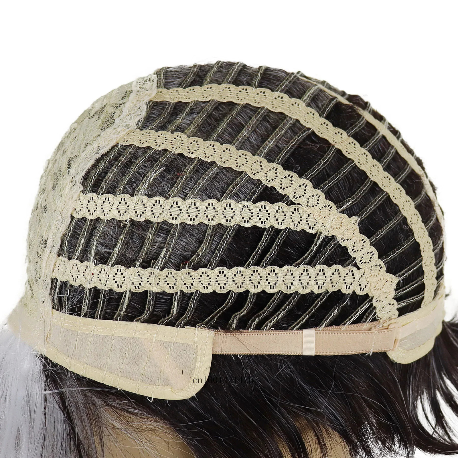 Synthetic Hair Grey Mixed Wig with Bangs Short Haircuts Old Male Guys Wigs for Men Natural Grandpa Style Costume Party Halloween 241213