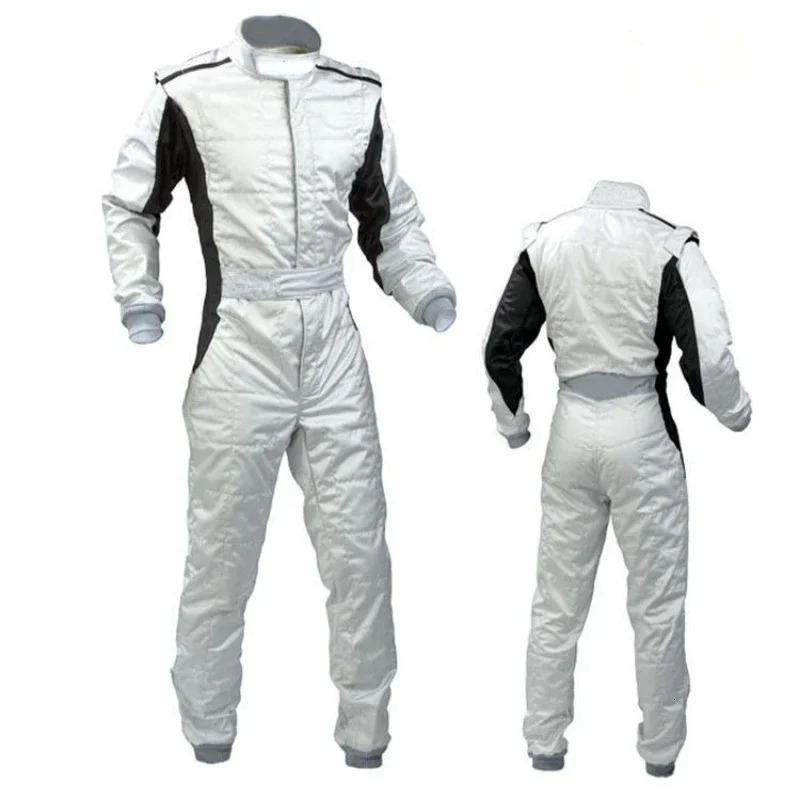 Four Seasons Car Off Road Kart One Piece Racing Suit Waterproof Adult and Childrens Wear Resistant Fashion Racing Suit 241213