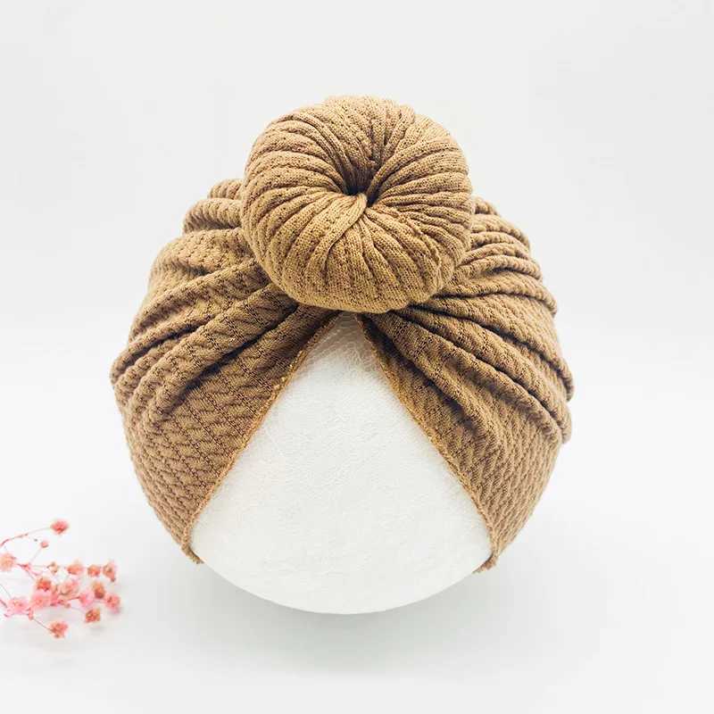Knotted Hats for Baby Girl Beanie Bow Headband Infant Turban Newborn Head Accessories Winter Hat Warm Bonnet Caps Mother Kids W241213