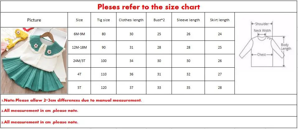 Baby Girls Sweater Set Autumn Winter Tricolor Fruit Sweater Pleated Skirt Two-piece with Free Bag Toddler Girls Knitted Clothes 241213